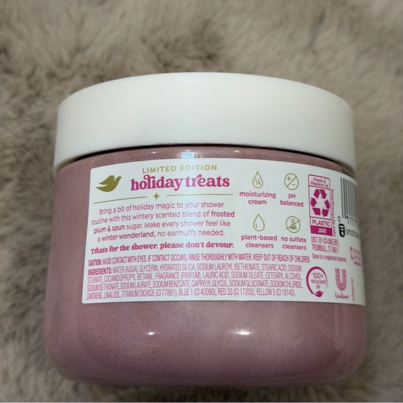 2 Dove Frosted Plum Berry Body Scrub - Limited Edition - New - Picture 6 of 8